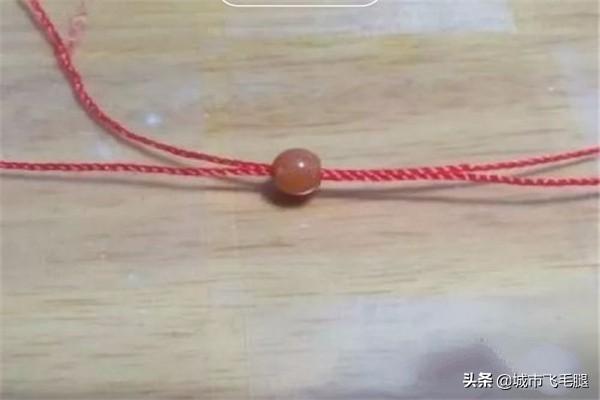 红绳项链编法（手串绳结编法大全）